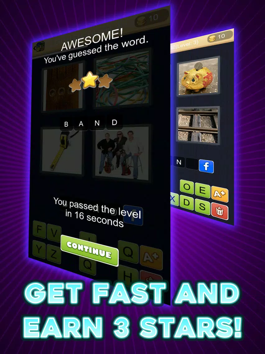 Guess Picture with One Word (Trivia Quiz) iPad  スクリーンショット