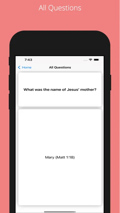 Bible Quiz Challenges سکرین شاٹس