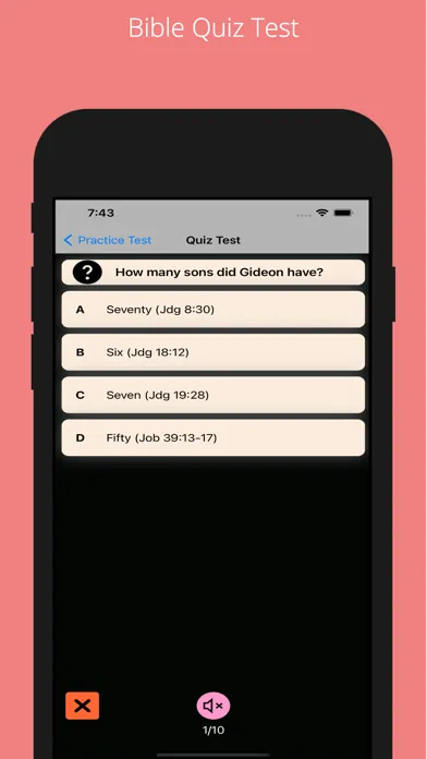 Bible Quiz Challenges سکرین شاٹس