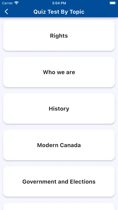 Canadian Citizenship Test Ques应用截图