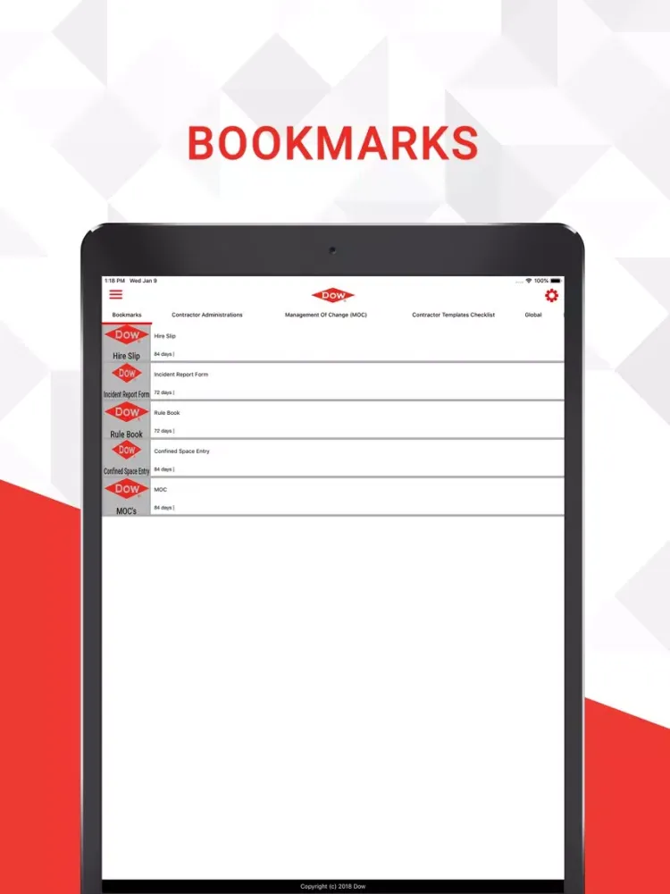 Dow Houston Hub Productivity iPad  سکرین شاٹس