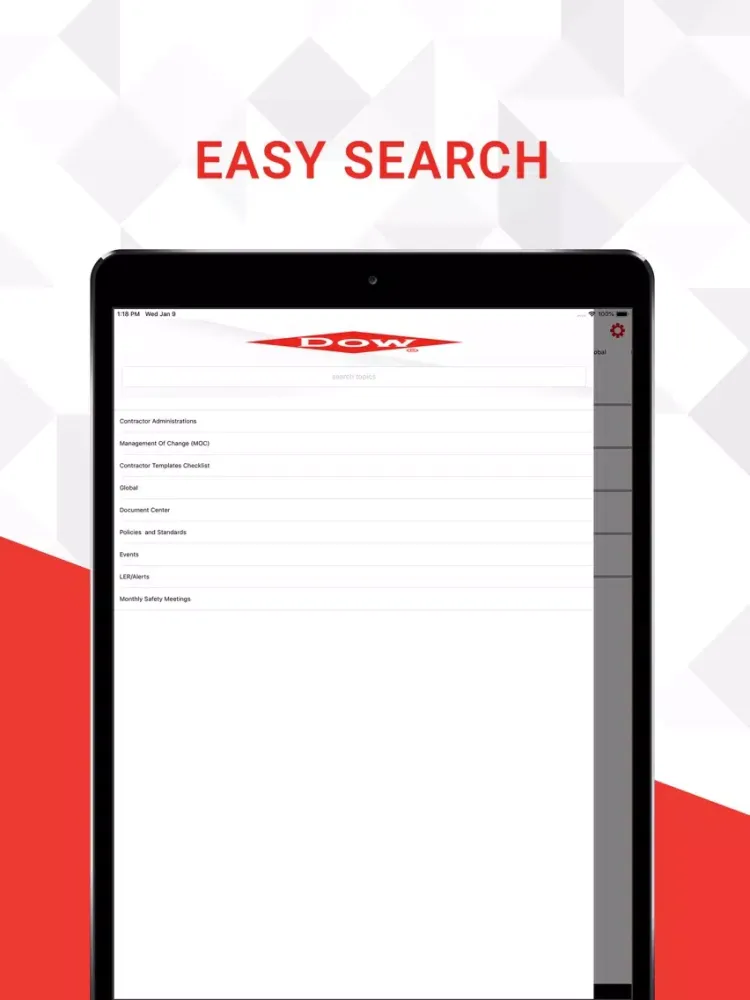 Dow Houston Hub Productivity iPad  سکرین شاٹس