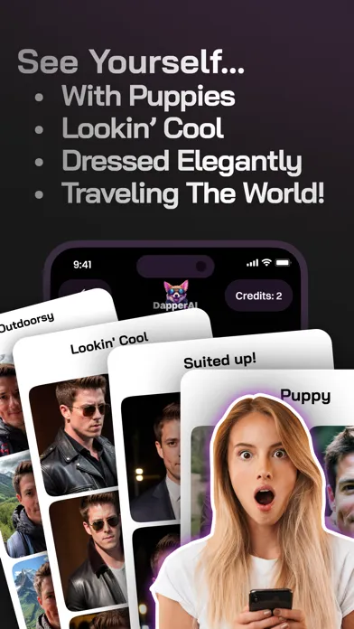AI Headshot Generator: Dapper سکرین شاٹس
