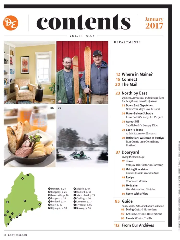 Screenshot di Down East Magazine iPad 