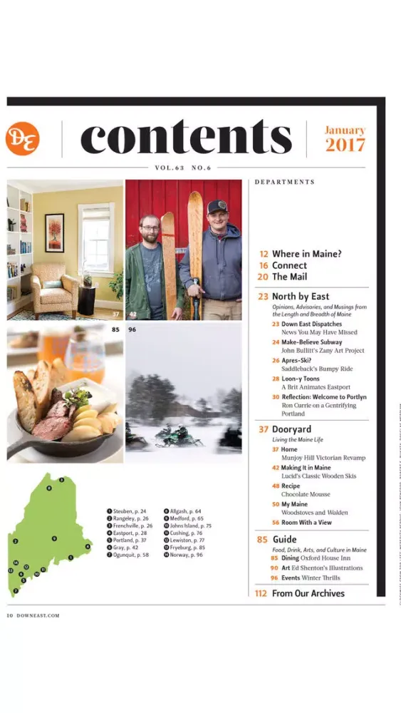 Screenshot di Down East Magazine