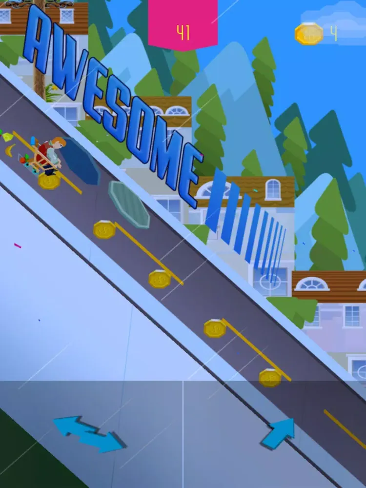 Mountain Hill Rush Racing In Down Town - Free Longboard Games For boys and Girls Rider iPad 应用截图