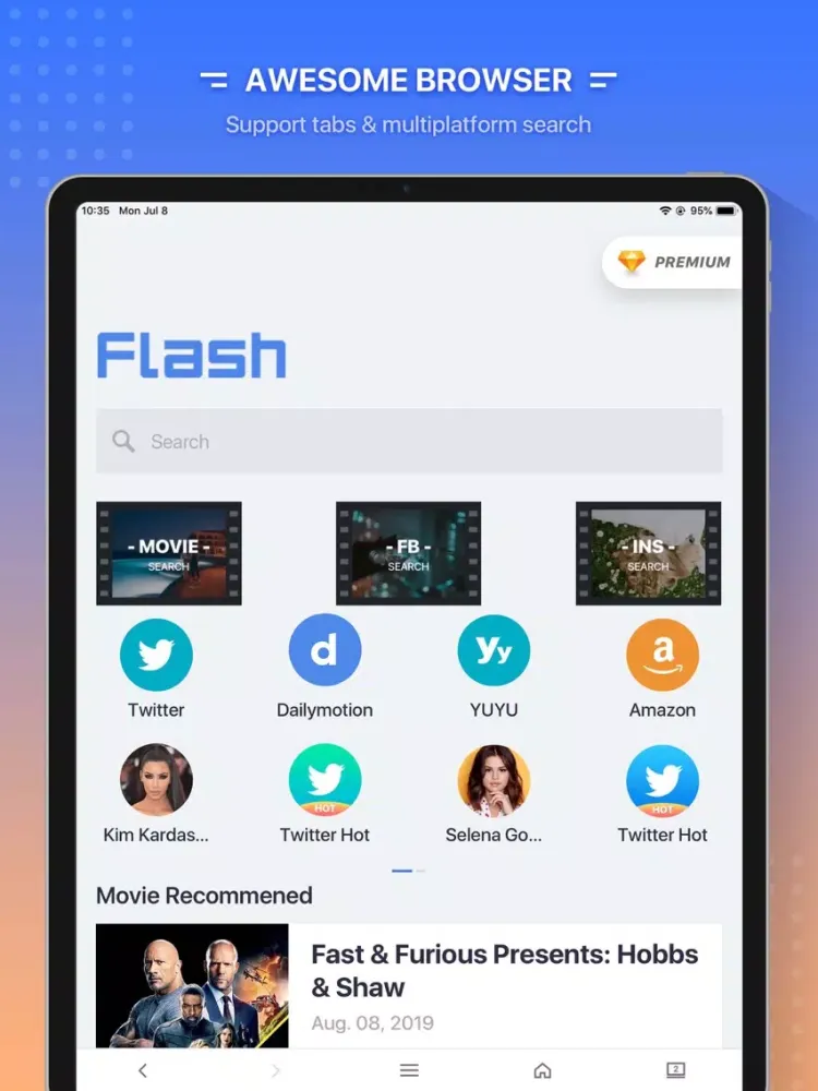 Flash Browser- File Manager iPad  스크린샷
