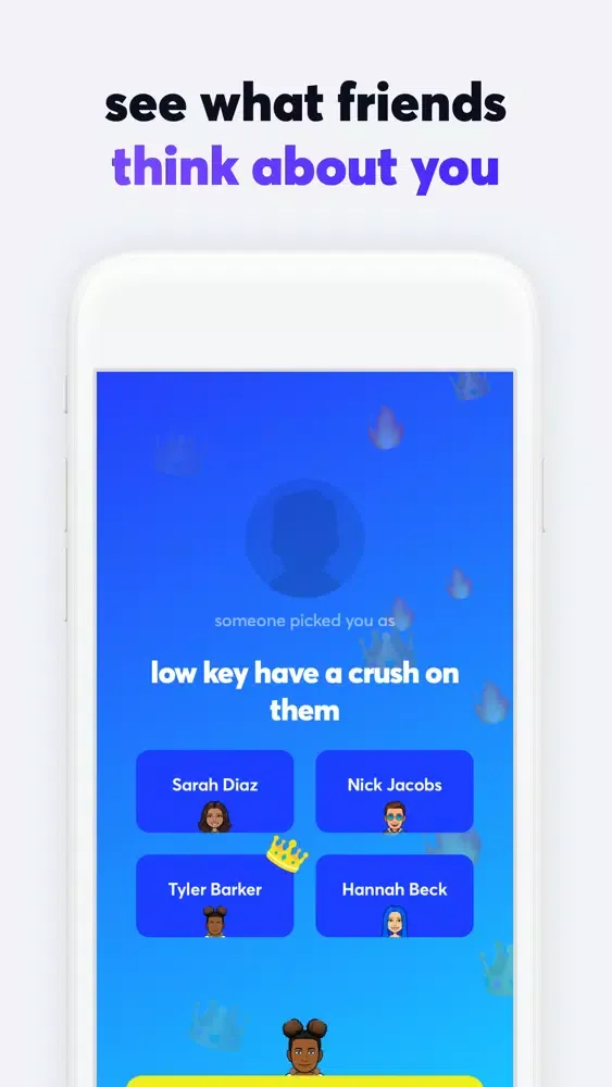 Ảnh chụp màn hình của 4PM: Polls About Your Friends