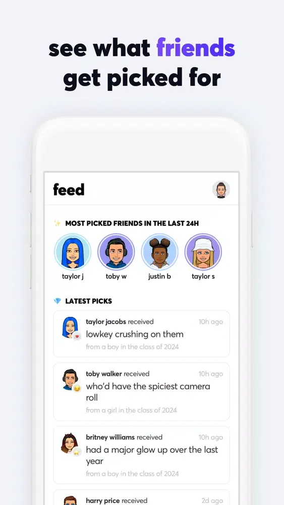 Ảnh chụp màn hình của 4PM: Polls About Your Friends