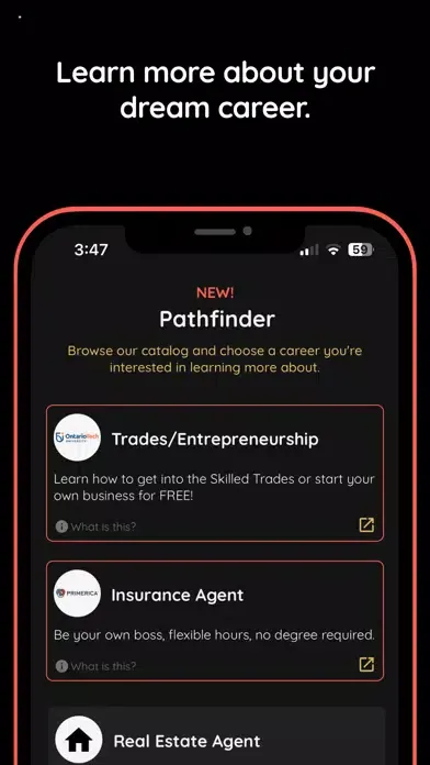 Capturas de tela do Jobify - Jobs for teens.