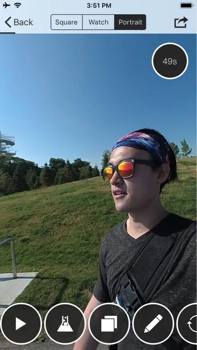Captures d'écran de Virb Go360