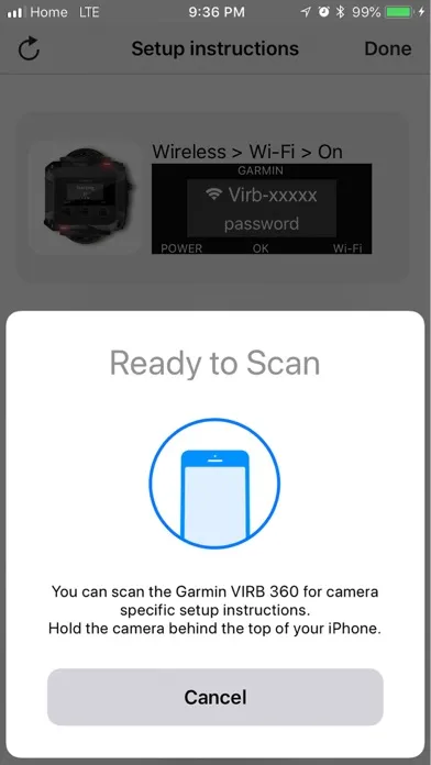 Captures d'écran de Virb Go360