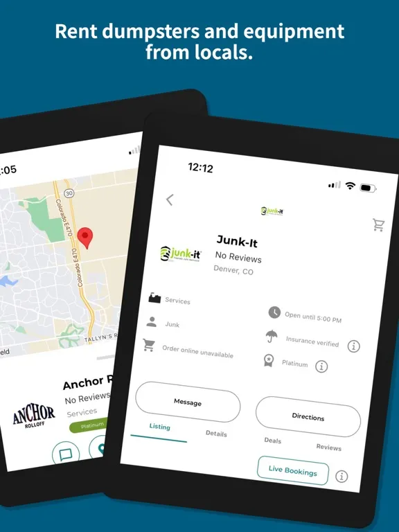 Downstream Marketplace iPad  Screenshots