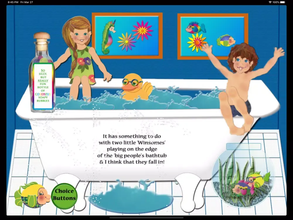 تصاویر Down the Bathtub Drain iPad 