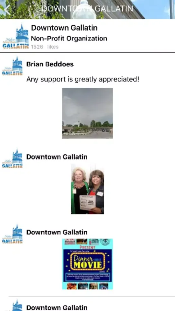 DOWNTOWN GALLATIN スクリーンショット