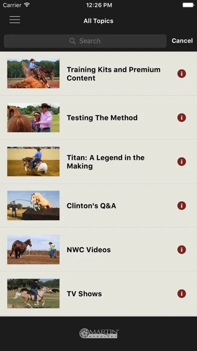 Tangkapan layar Downunder Horsemanship