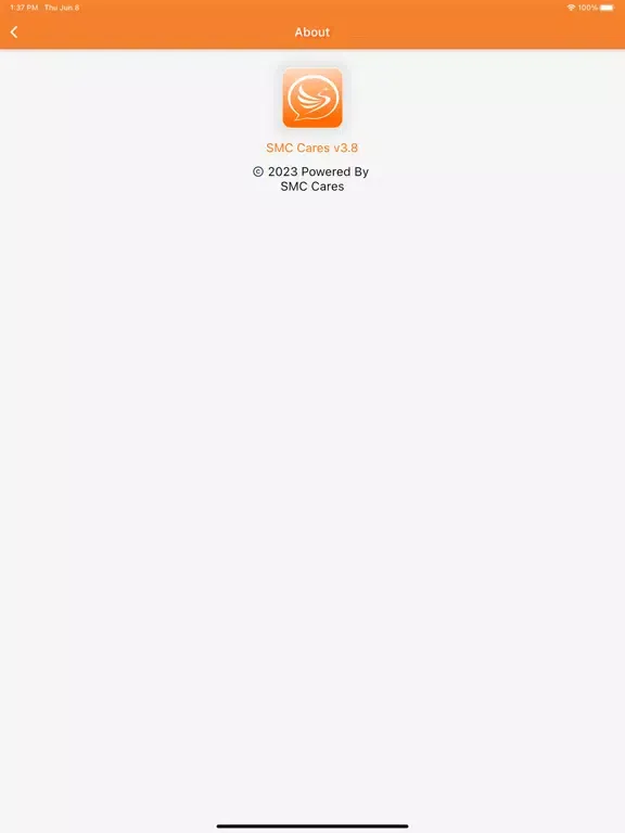 SMC Cares iPad  स्क्रीनशॉट