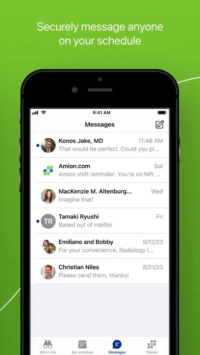 تصاویر Amion - Clinician Scheduling