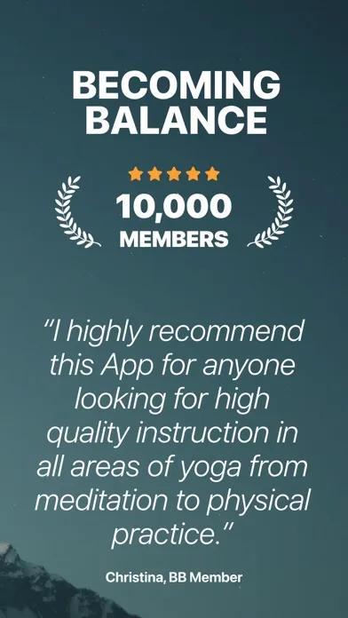 Capturas de pantalla de Becoming Balance Studio
