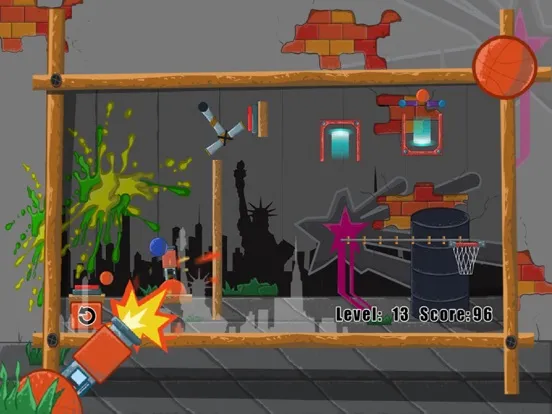 Captures d'écran de Cannon Basketball puzzle game iPad 