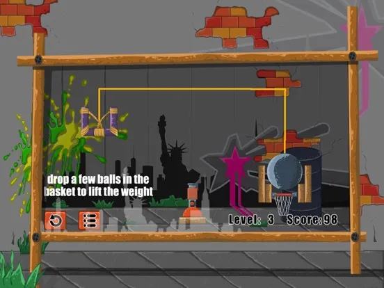 Captures d'écran de Cannon Basketball puzzle game iPad 
