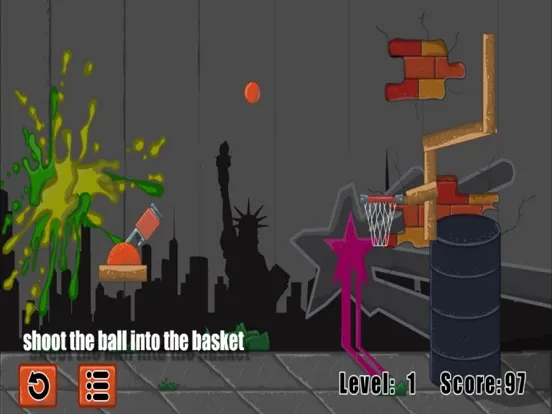 Captures d'écran de Cannon Basketball puzzle game iPad 