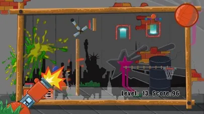 Captures d'écran de Cannon Basketball puzzle game