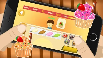 ภาพหน้าจอของ Cupcake Frenzy Game
