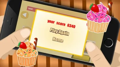 ภาพหน้าจอของ Cupcake Frenzy Game