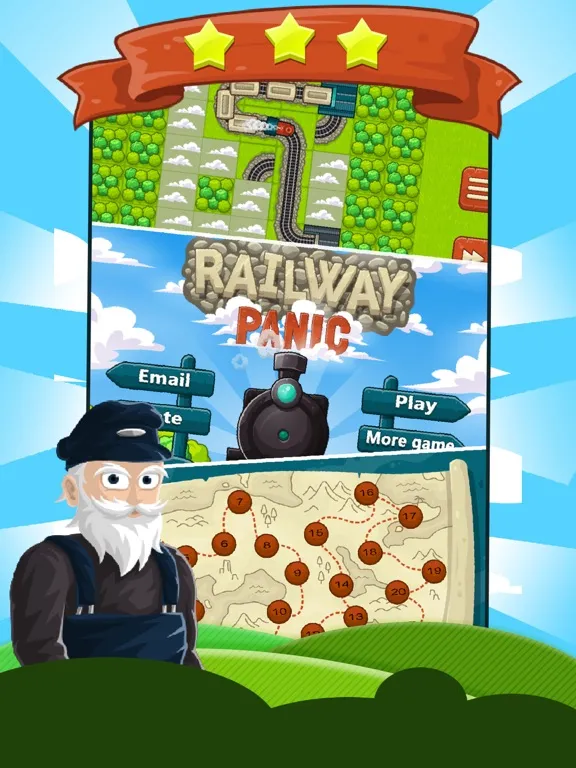 Train Menace puzzle game iPad  سکرین شاٹس