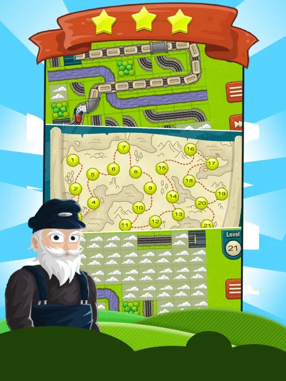 Train Menace puzzle game iPad  سکرین شاٹس
