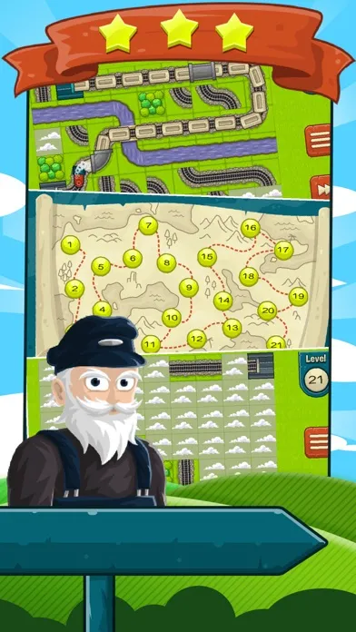 Train Menace puzzle game سکرین شاٹس