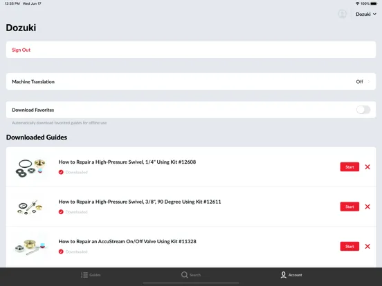 Скриншоты Hypertherm Waterjet Assistant iPad 
