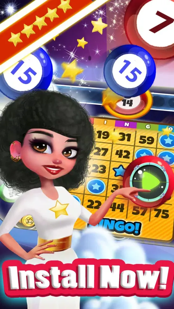 Tangkapan skrin Bingo Candy Fun Blast