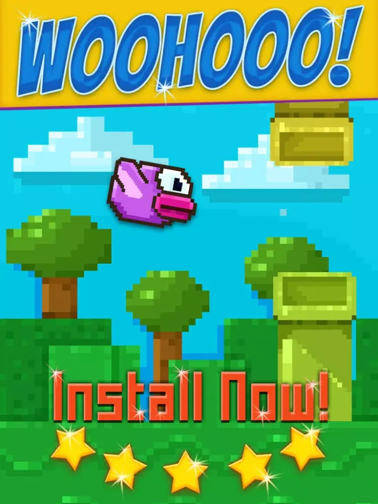Captures d'écran de Bird Craft Of Pixel World - Jumpy Flap-py Survival Adventure For Kids Edition 3-D iPad 