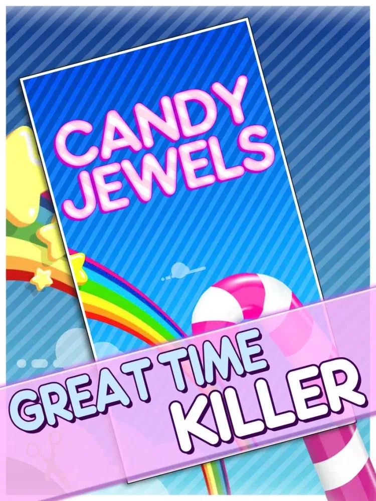 Candy Jewels Mania Puzzle Game - Fun Sugar Rush Match3 For Kids HD FREE iPad  Screenshots
