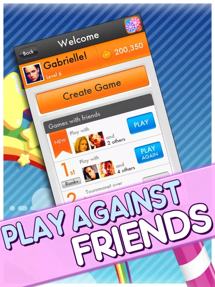 Candy Jewels Mania Puzzle Game - Fun Sugar Rush Match3 For Kids HD FREE iPad  Screenshots