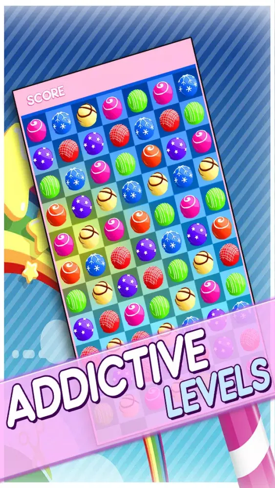 Candy Jewels Mania Puzzle Game - Fun Sugar Rush Match3 For Kids HD FREE Screenshots