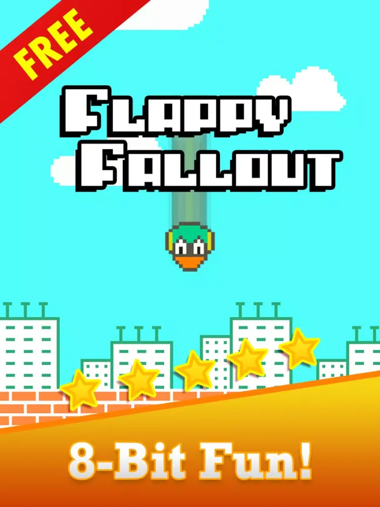 Tiny Fall-Out Bird Smash-y - Catch The End Of A Flappy Falling Squishy Chick iPad  Screenshots