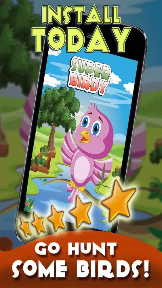 Splashy Birdy Shooter - Tiny Bird Shooting Adventure HD FREE スクリーンショット