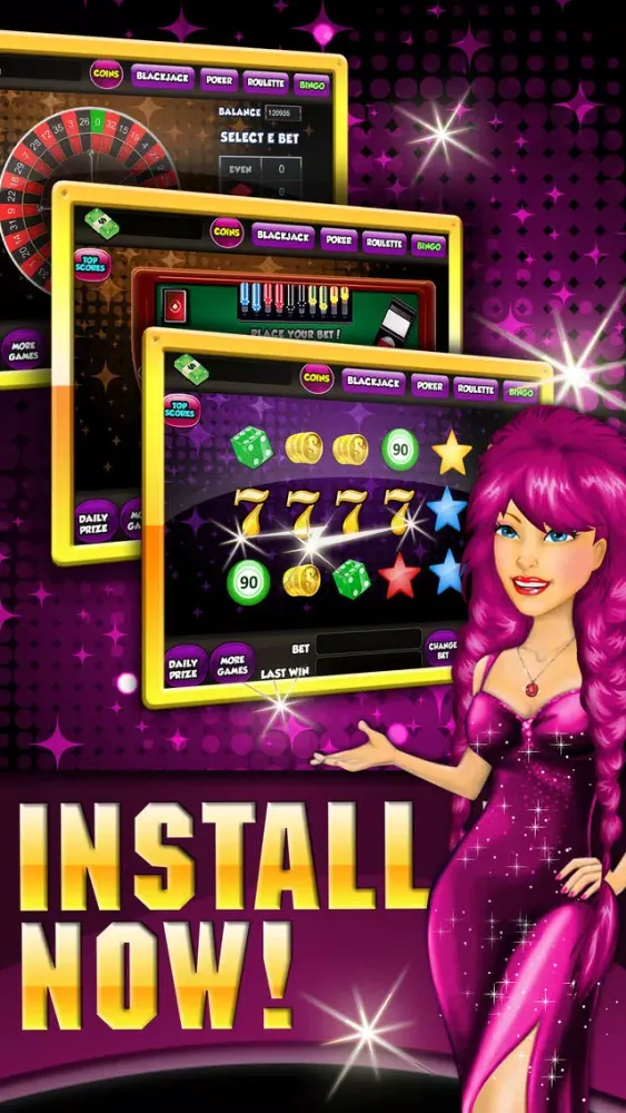 Slot Machines Las Vegas - Are You Born To Be Free and Rich Or No Deal سکرین شاٹس
