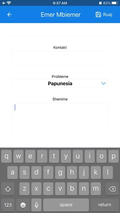 blu. سکرین شاٹس