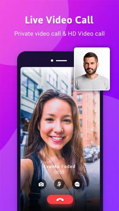 Live video call Screenshots