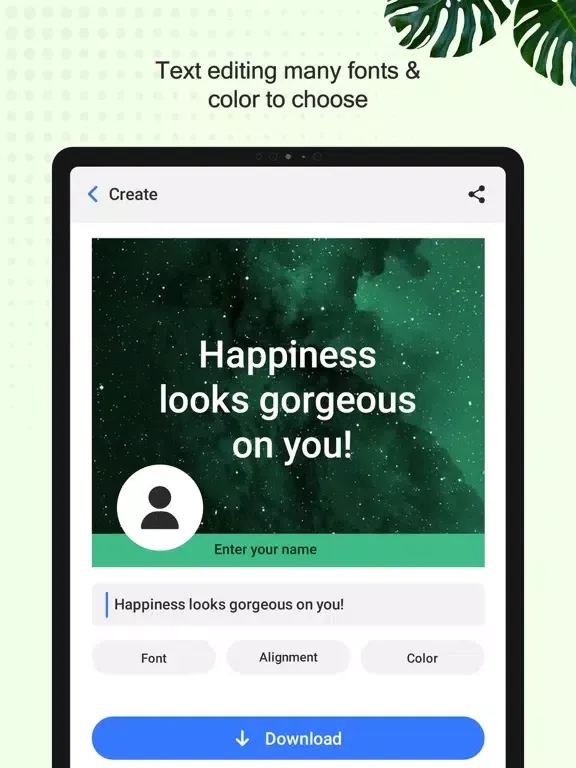 Quotes with your Photo iPad 应用截图