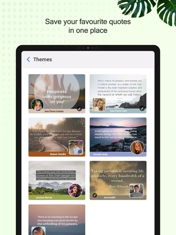 Quotes with your Photo iPad 应用截图