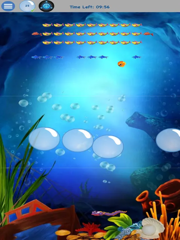 Tangkapan skrin Sea Bubble Ricochet Ball Game iPad 