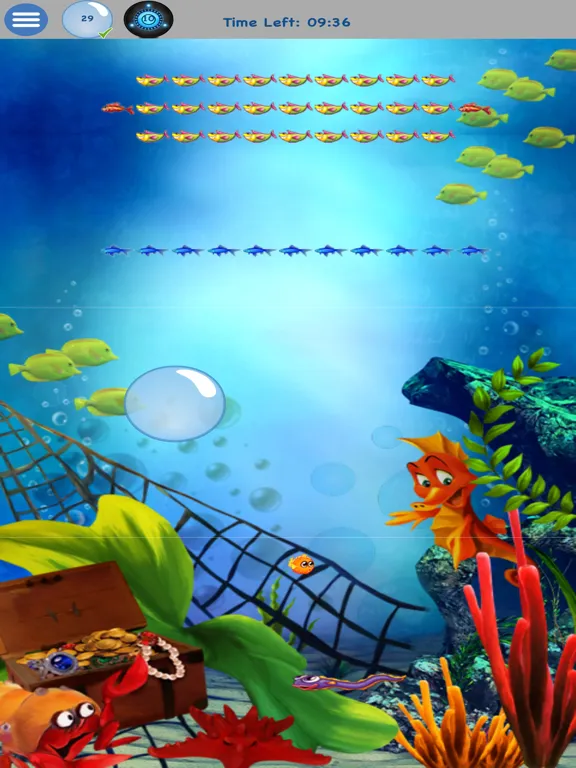 Tangkapan skrin Sea Bubble Ricochet Ball Game iPad 