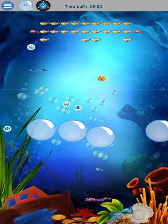 Tangkapan skrin Sea Bubble Ricochet Ball Game iPad 