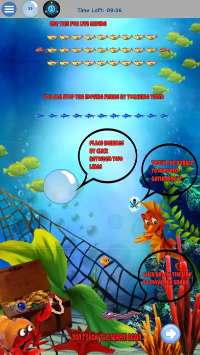 Tangkapan skrin Sea Bubble Ricochet Ball Game