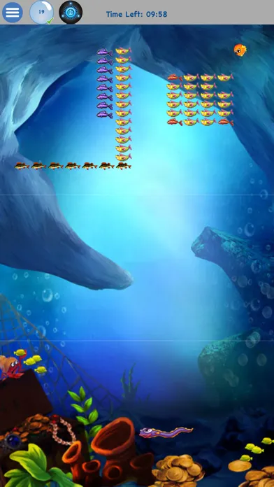 Tangkapan skrin Sea Bubble Ricochet Ball Game